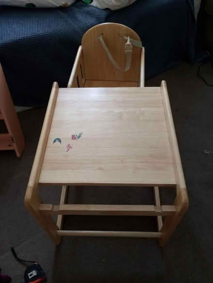 Photo of free Toddler Table & Chair/Highchair (CT11) #4