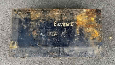 Photo of free Large Vintage Metal Trunk (Prestwood HP16) #1