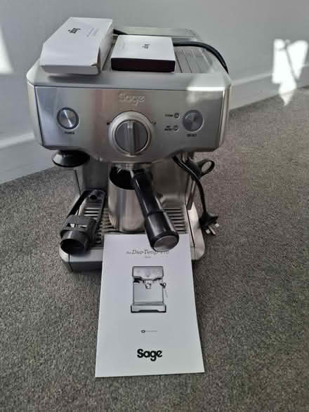 Photo of free Sage Duo Temp Pro Coffee Machine (Hadleigh SS7) #1
