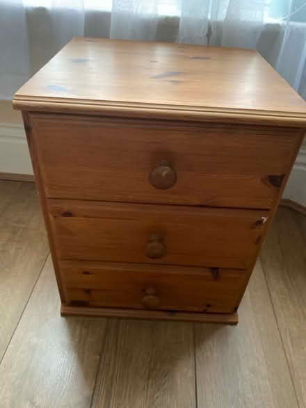 Photo of free Pine bedside table (Spotland Bridge OL12) #1