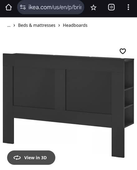 Photo of free Ikea brimnes storage headboard (Adelphi near mill 20783) #3
