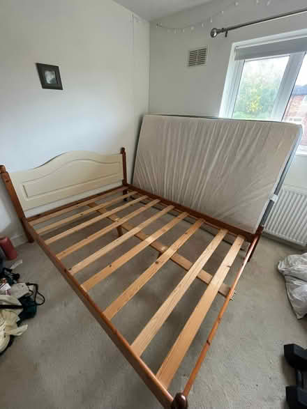 Photo of free Double bed frame solid wood (Woodseats S8) #2
