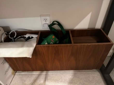 Photo of free Low bookshelf and storage console (Southie) #1