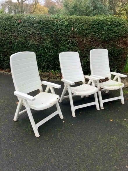 Photo of free 3 x garden chairs (Rufford L40) #1