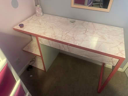 Photo of free Pink Ikea desk (High Wycombe HP12) #1