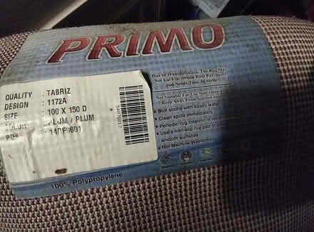 Photo of free Big purple rug, needs cleaning (Donnington OX4) #2