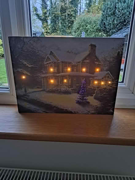 Photo of free Christmas canvas with lights (Woodley RG5) #1