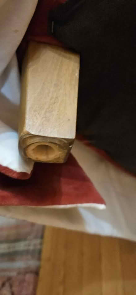 Photo of free Cranberry velvet chair (Burleith) #4