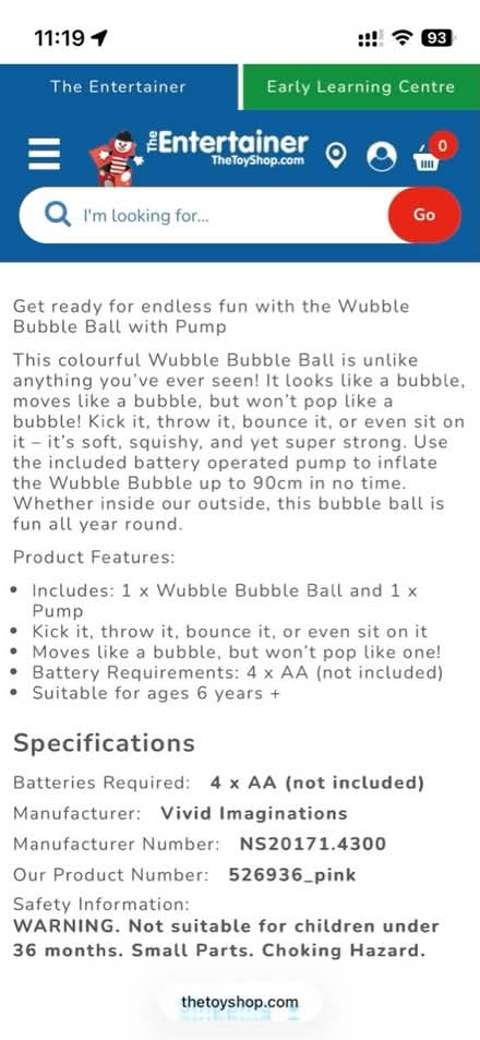 Photo of free Super Wubble (Romford RM7) #3