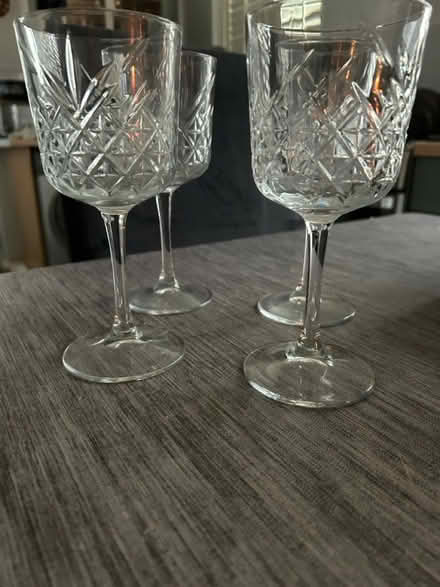 Photo of free Wine glasses x 4 (Rowsham HP22) #1