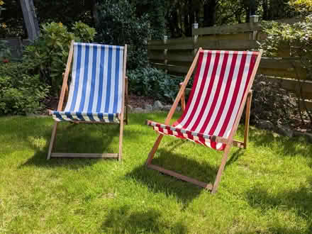 Photo of free 2 x classic deck chairs (Endmoor LA8) #1