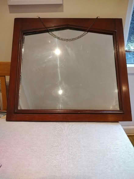 Photo of free Vintage large mirror in wood frame (Tilekiln TN38) #1