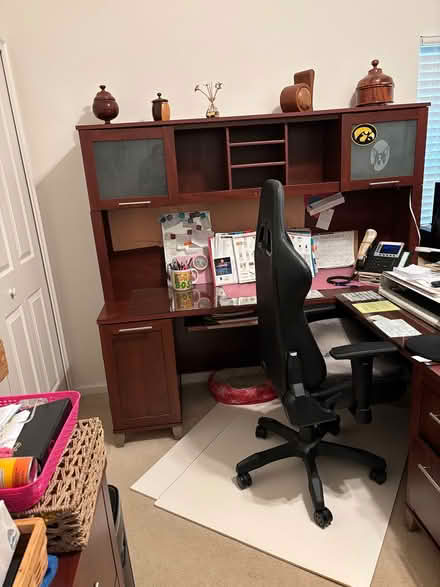 Photo of free L Shape Desk with Hutch (Sebastian) #2
