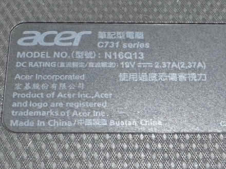 Photo of free Acer Chromebook (Crowthorne, RG45) #3