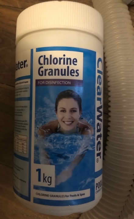 Photo of free Pump, pipes, filter and Chlorine granules (Latchford WA4) #3