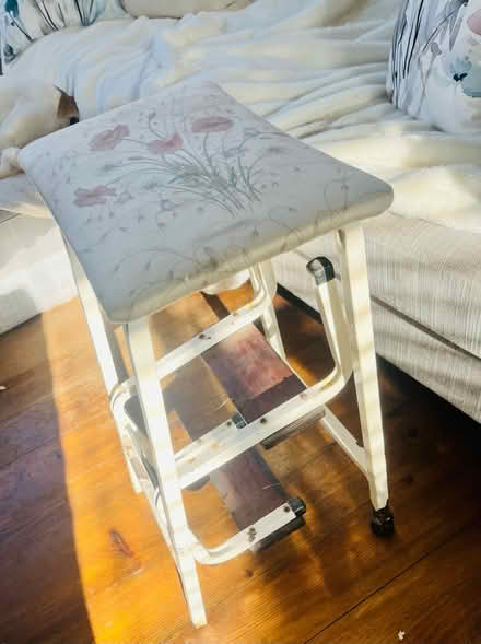 Photo of free Vintage pull down 3 steps stool (South Norwood SE25) #3