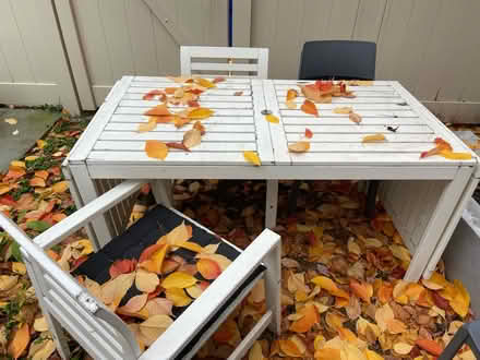 Photo of free IKEA outdoor table (72nd st Bay Ridge) #1