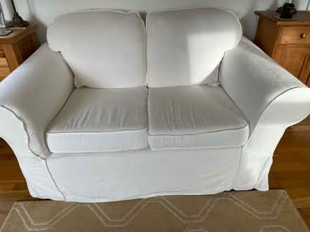 Photo of free Clean Settee/sofa (Hinstock) #1