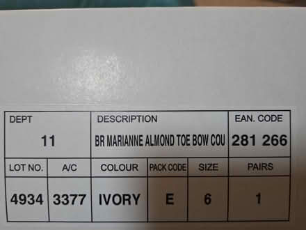 Photo of free Ladies Wedding shoes (Tarvin) #4