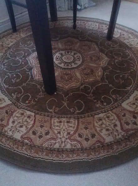 Photo of free Round thick rug (Barnham) #1
