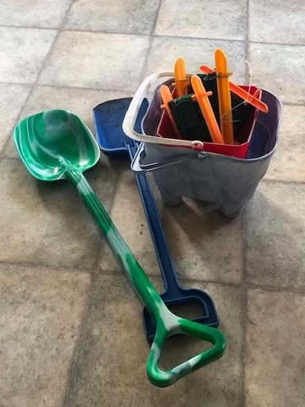 Photo of free Two buckets & spades and crab lines (Ewell KT17) #1