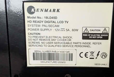 Photo of free 19" 12V TV without power supply (Bystock EX8) #2