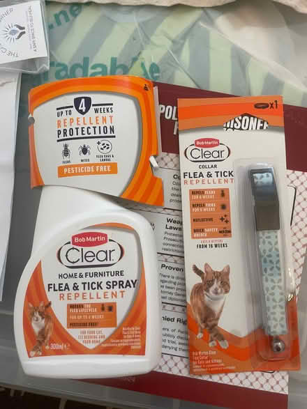 Photo of free Cat flea and tick spray and collar (South Norwood SE25) #1