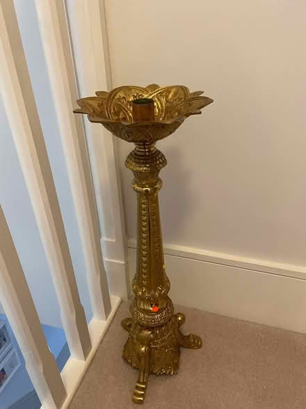 Photo of free Two antique tall candle holders (Churchtown) #1