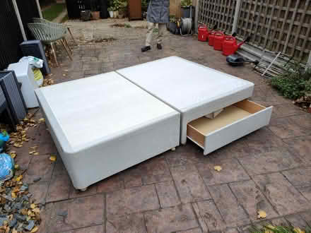 Photo of free Double Divan bed (South Hatfield AL10) #1