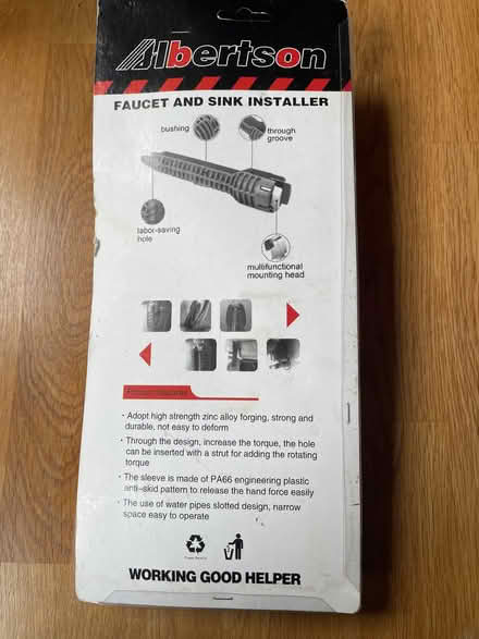 Photo of free Sink and tap installer tool (Woodmancote GL11) #2