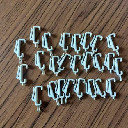 Photo of free Various curtain hooks and rings (Fords Farm RG31) #2
