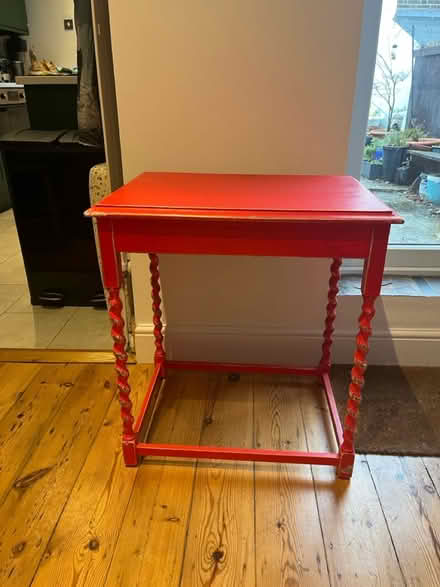 Photo of free Red up-cycled table (Shortlands, BR2) #2