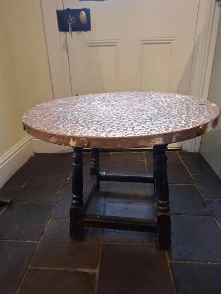Photo of free Copper topped table (Lowdham NG14) #1