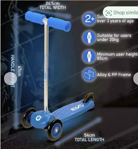 Photo of free Scooter blue/silver (Hove Green BN3) #4