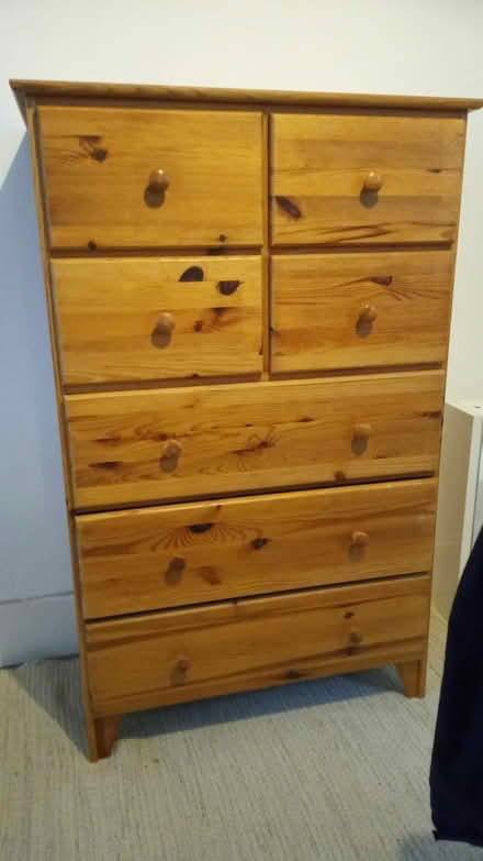 Photo of free Pine chest of draws (Near Horsham Station) #1