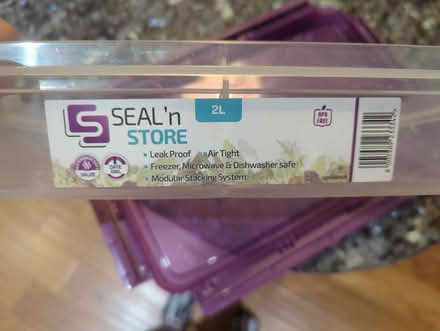 Photo of free Plastic box with lid. (Westgate LA3) #3