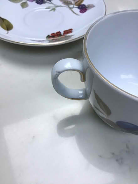 Photo of free Royal Douoton Evesham cup & saucer (Oldfield Park) #2