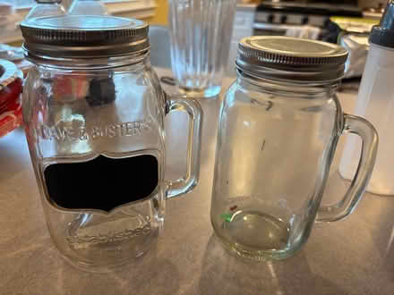 Photo of free Two Decorative Mason Jars (Hillsborough--NE section) #1