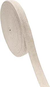 Photo of white/ecru cotton tape/cotton twill 2cm wide #1