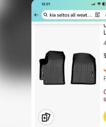 Photo of free All Weather Kia Seltos Mats (03087) #1