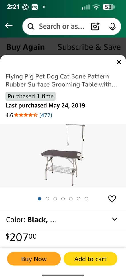 Photo of free Grooming table (94040) #1