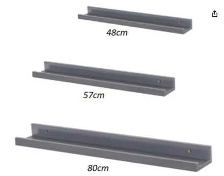 Photo of free Grey shelves (ec1v) #1