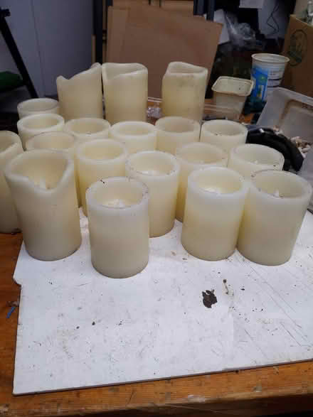 Photo of free 20 x Battery powered candles (non working) (Gorse Hill GU22) #1