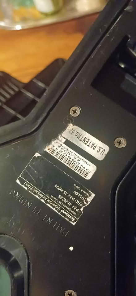 Photo of free Laptop stand (Markfield LE6) #2