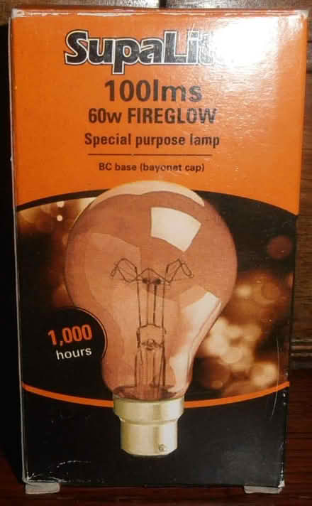 Photo of free Red Light Bulb (incandescent) for vivarium? (Newnham RG27) #1