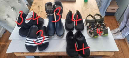Photo of free Bundle of junior footwear size 3-4 (Warwick CV34) #1
