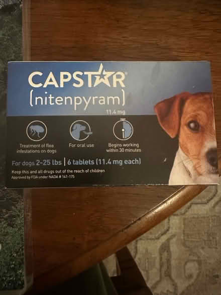 Photo of free Capstar flea tablets for dogs (Walnut Creek) #1