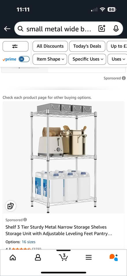 Photo of Free standing shelf (GL5) #1