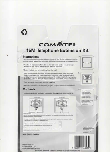 Photo of free Telephone Extension Kits x 2 (Gorse Hill M16) #1