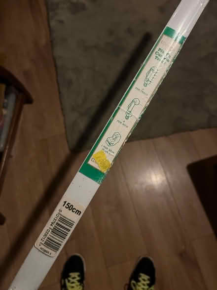 Photo of free 150cm plastic curtain track (Faraday Avenue B32) #1